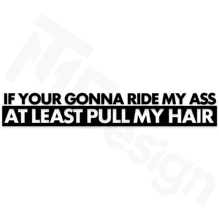 If Your Gonna Ride My Ass at Least Pull My Hair.png